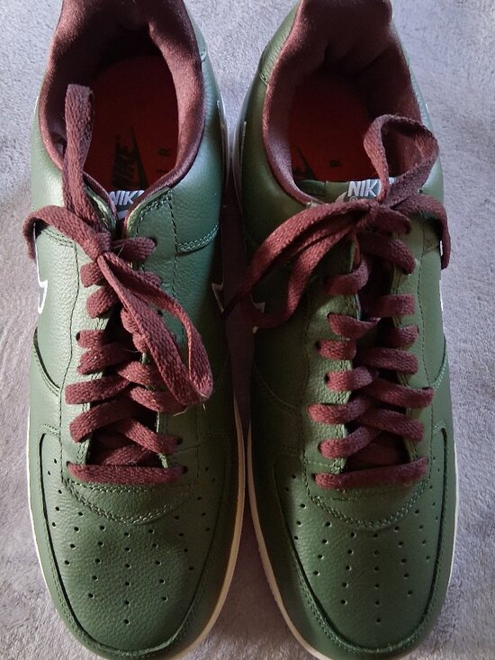 Nike  air force 10 green brown leather NEW